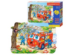 PUZZLE 20 EL. MAXI  FIRE BRIGADE CASTORLAND