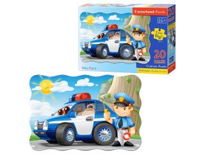 PUZZLE 20 EL. MAXI POLICE PATROL CASTORLAND