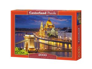 PUZZLE 2000 EL. BUDAPEST VIEW AT DUSK CASTORLAND