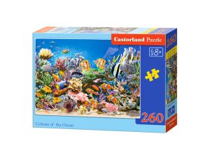 PUZZLE 260 EL.  COLOURS OF THE OCEAN CASTORLAND 