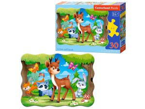 PUZZLE 30 EL DEER AND FRIENDS B-03570-1 CASTORLAND