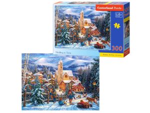 PUZZLE 300  SLEDDING  TO TOWN CASTORLAND