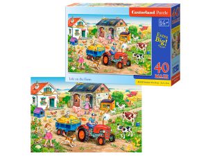 PUZZLE 40 EL MAXI LIFE ON THE FARM CASTORLAND