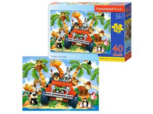 PUZZLE 40 EL. MAXI SOFTIES ON SAFARI  CASTORLAND