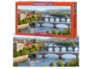 PUZZLE 4000 EL.VLTAVA BRIDGES IN PRAGUE CASTORLAND