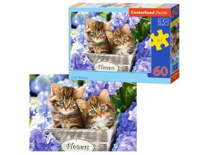 PUZZLE 60 EL. B-066087 CUTE KITTENS CASTOR 