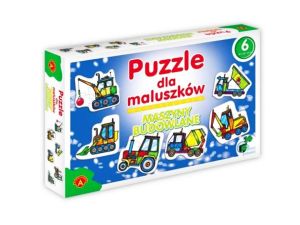 PUZZLE DLA MALUSZKÓW MASZYNY BUDOWLANE ALEXANDER