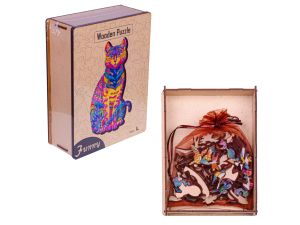 PUZZLE DREWNIANE KOTEK NO-1006089 NORIMPEX
