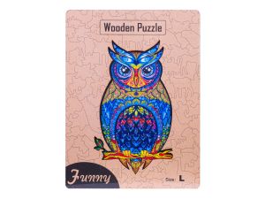 PUZZLE DREWNIANE SOWA NO-1006084 NORIMPEX