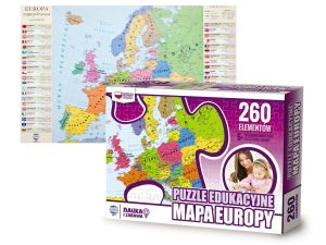 PUZZLE EDUKACYJNE MAPA EUROPY 7149