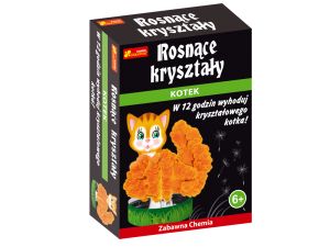 ROSNĄCE KRYSZTAŁY KRYSZTAŁOWY KOTEK RANOK