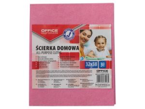 ŚCIERKA DOMOWA OFFICE PRODUCTS 32 X 38 CM, 3SZT WISKOZA 70 %, GR.80