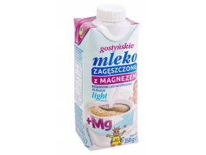 Mleko GOSTYŃ niesłodzone light z magnezem 4% 350ml