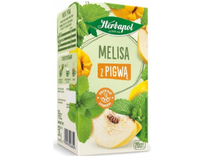 Herbata HERBAPOL ZIELNIK POLSKI MELISA Z PIGWĄ 20x1,75G
