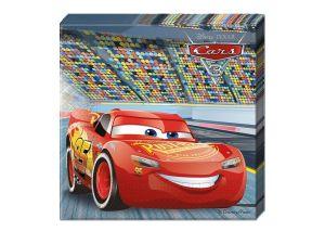 SERWETKI CARS 3   33X33   CM  20 SZT GODAN