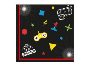 SERWETKI PAPIEROWE GAMING PARTY 33X33CM 20SZT