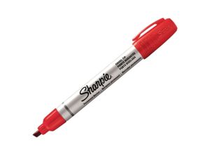 SHARPIE METAL SMALL CHISEL CZERWONY 1,00-4,00MM