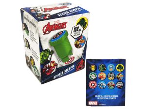 STEMPEL Z NAKLEJKAMI MIX 2 WZ AVENGERS DISNEY CORE