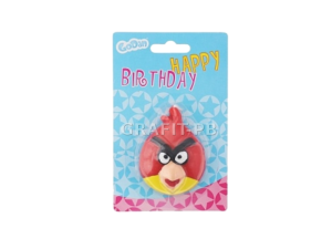 ŚWIECZKA CZERWONY PTAK ANGRY BIRDS 