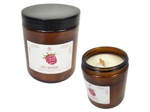 ŚWIECZKA SMELL ME SWEET RASPBERRY 250ML PAVONCELLA