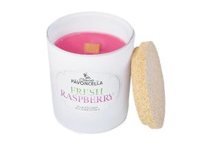 ŚWIECZKA SOJOWA FRESH RASPBERRY135ML PAVONCELLA