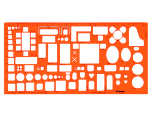 SZABLON ARCHITEKTONICZNY MEBLE 43 1:50 10305