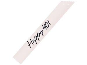 SZARFA HAPPY 40 KREM 76CM PARTYDECO