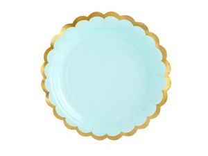 TALERZYKI MIĘTOWY 18CM A'6 PARTYDECO