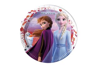 TALERZYKI PAPIEROWE FROZEN II 23CM 8 SZTUK