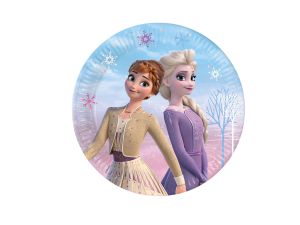 TALERZYKI PAPIEROWE FROZEN2 WIND SPIRIT 23CM 8SZT 