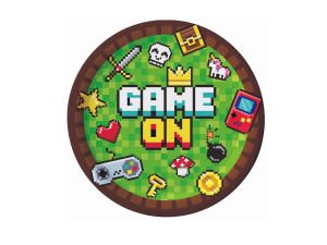 TALERZYKI PAPIEROWE GAME ON 23 CM 6 SZT GODAN
