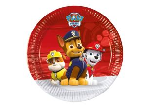 TALERZYKI PAPIEROWE PAW PATROL 20CM 8SZT GODAN