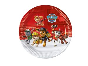 TALERZYKI PAPIEROWE PAW PATROL 23CM 8SZT GODAN
