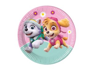 TALERZYKI PAPIEROWE PAW PATROL SKYE 23CM 8SZT 