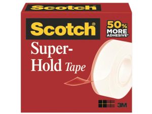 Taśma biurowa SCOTCH® Super-Hold, (700K), super mocna, 19mm, 25,4m, transparentna