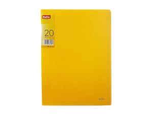 TECZKA 20 KOSZULEK A4 CLEAR BOOK ŻÓŁTA 1132/N/06