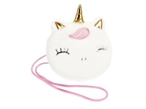 TOREBKA NA RAMIĘ PLUSZ UNICORN BIAŁA STK 477819