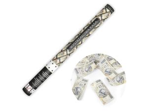TUBA Z BANKNOTAMI 200PLN 60CM PARTYDECO