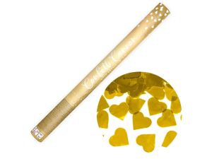 TUBA Z SERCAMI ZŁOTY 60CM PARTYDECO