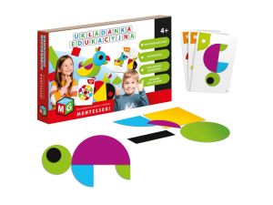 UKŁADANKA EDUKACYJNA PAPUGA  MONTESSORI