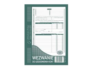 WEZWANIE DO UZGODNIENIA KONT A5 424-3