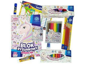 WYPRAWKA SZKOLNA ASTRA UNICORN (S) 10 ELEMENTÓW