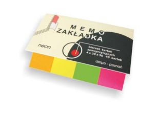 ZAKŁADKA MEMO NEON 4/20/50  NSP20/50/N