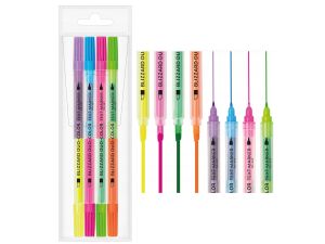 ZAKREŚLACZ BLIZZARD DUO-COLOR MIX 4 SZT TO-337 TOMA