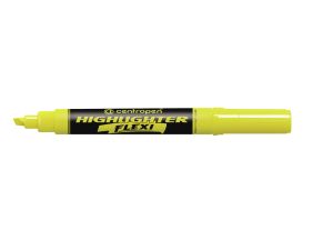 ZAKREŚLACZ CENTROPEN HIGHLIGHTER FLEXI 8542" ŻÓŁTY