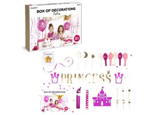 ZESTAW DEKORACJI PARTY PRINCESS PARTYDECO