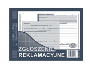 ZGŁOSZENIE REKLAMACYJNE (2K) 601-3