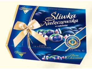 Solidarność Bombonierka Śliwka Nałęczowska w Czekoladzie 300 g 