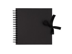 ALBUM DO ZDOBIENIA 20,5CM X 20,5CM CZARNY