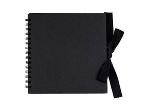 ALBUM DO ZDOBIENIA CZARNY 205X205MM 35 KARTEK